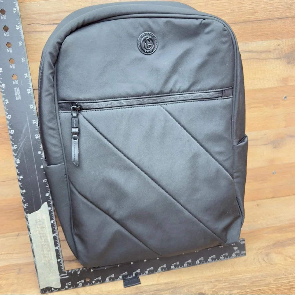 Joan & David Sleek Gray Backpack for Unisex